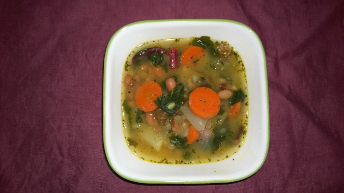 Bean and potato soup recipe