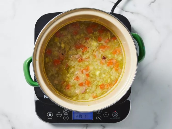 Split pea soup recipe without ham bone