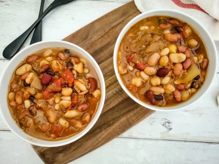 16 bean soup slow cooker recipe