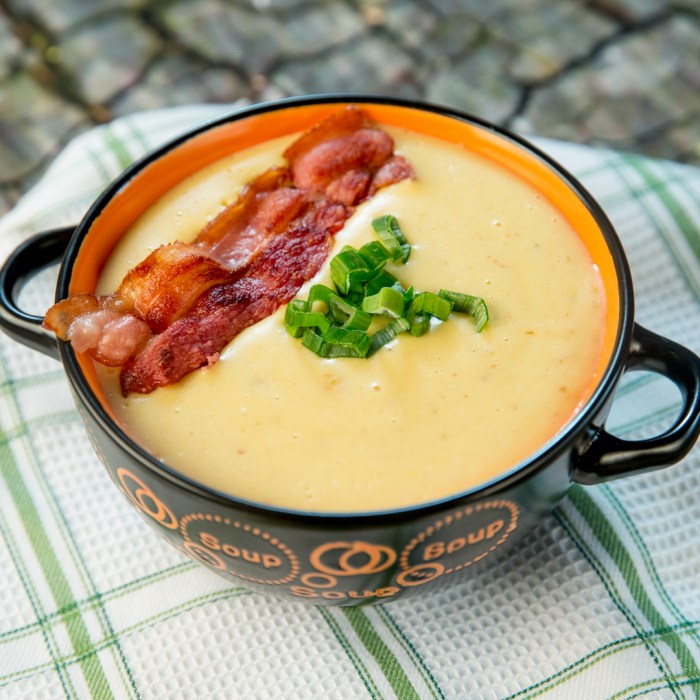 Creamy potato bacon soup recipe