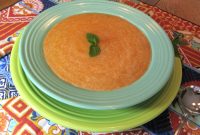 Soup cantaloupe chilled vegan