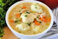 Vegetable soup with dumplings recipe