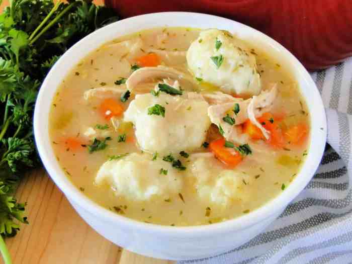 Vegetable soup with dumplings recipe