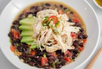 Chicken and black bean soup recipe