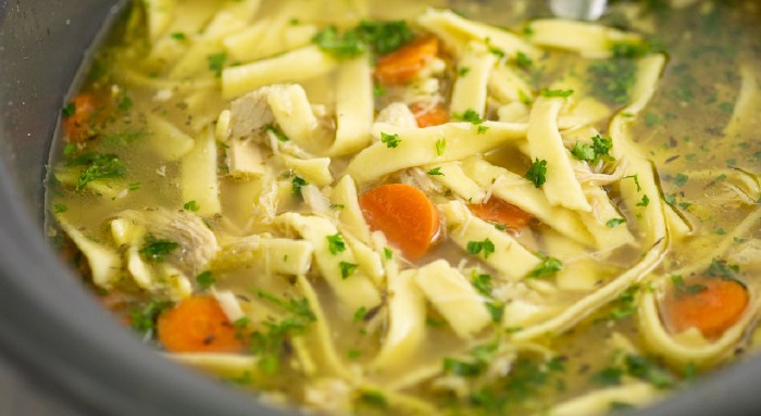 Chicken noodle soup slow cooker recipes