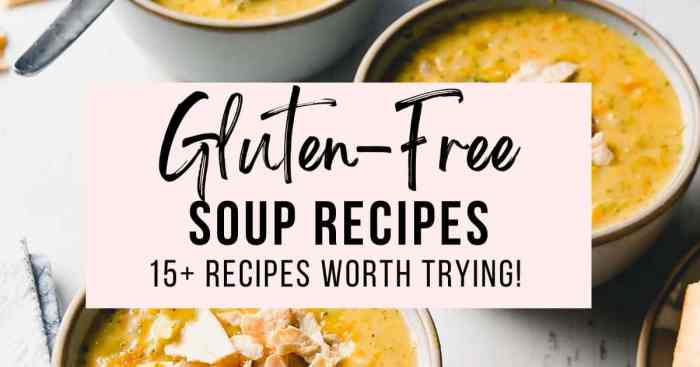 Dairy and gluten free soup recipes