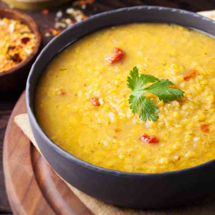 Curried red lentil soup recipe