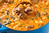 Spicy albondigas soup recipe