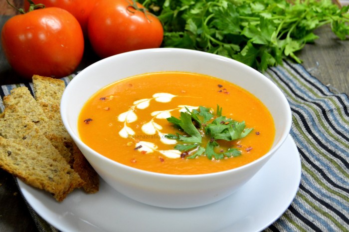 Tomato soup recipe carrots