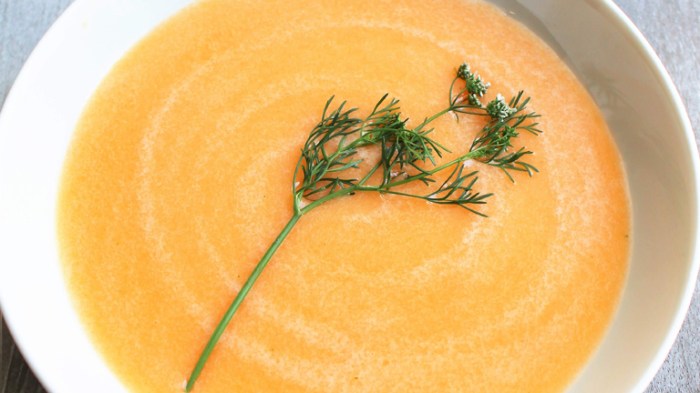 Cantaloupe soup recipe