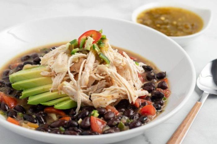 Chicken and black bean soup recipe