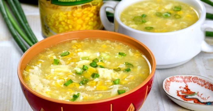 Easy chicken and corn soup recipe