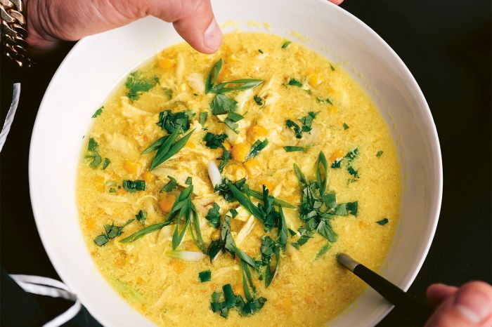 Corn egg drop soup recipe