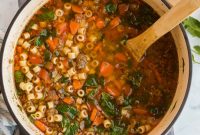 Soup with ground sausage recipe