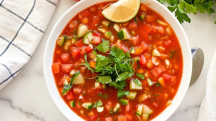 Simple gazpacho soup recipe