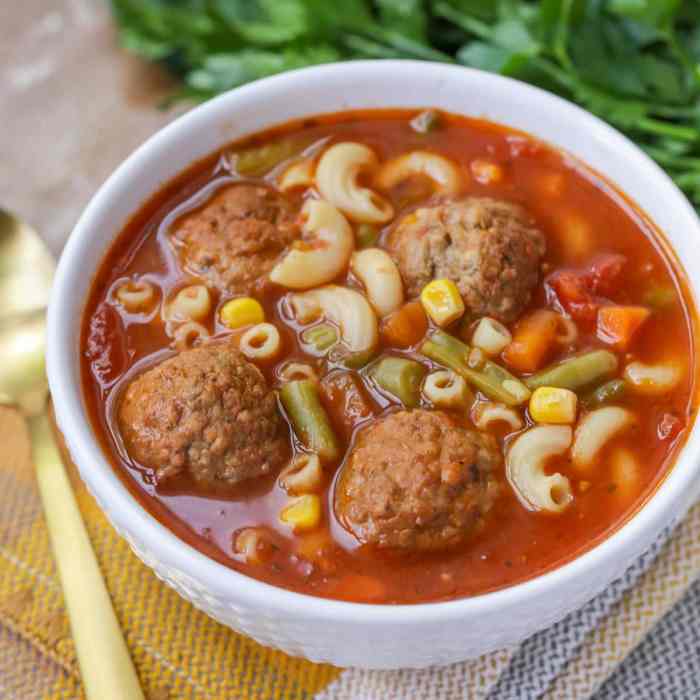 Soup meatball recipe