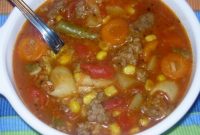 Soup recipe with hamburger