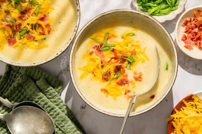 Cream of potato and bacon soup recipes